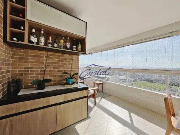 Imagem Apartamento com 3 dormitórios à venda, 127 m² por R$ 990.000 - Aviação - Praia Grande/SP