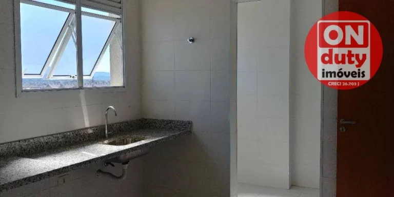 Imagem Apartamento Duplex com 3 dormitórios à venda, 131 m² por R$ 989.000,00 - Encruzilhada - Santos/SP