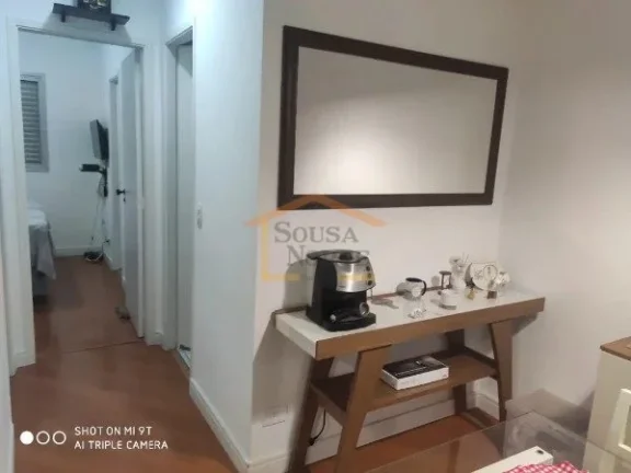 Imagem Apartamento com 56 m², 2 dormitórios, sendo 1 suíte, sala dois ambientes, cozinha, área de servi...