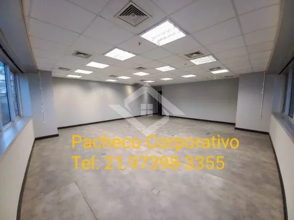 Imagem Centro Alugo Andar 869m2 no City Tower, saída do Metro da Carioca