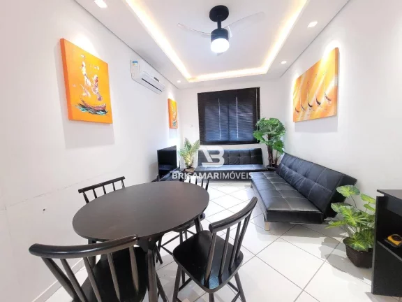 Imagem Apartamento com 1 dormitório à venda, 45 m² por R$ 240.000 - Enseada - Guarujá/SP