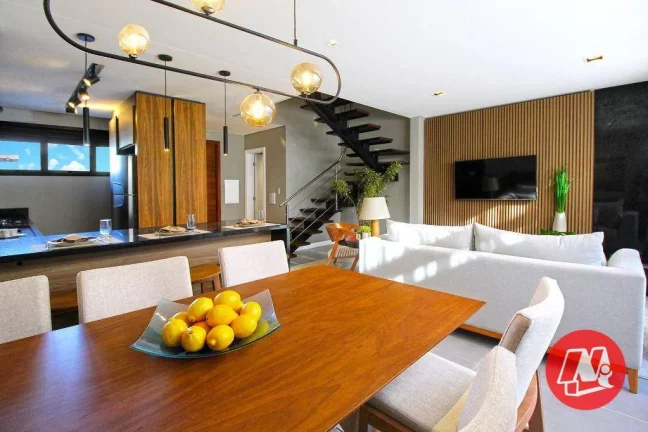 Imagem Casa em condomínio, 3 quartos, suíte, terraço, 2 vagas e infraestrutura.