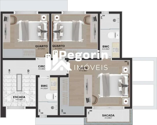 Imagem Sobrado à venda em Curitiba, Portão, com 3 quartos, 120,40m²