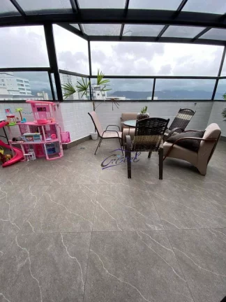 Imagem Cobertura com 3 dormitórios à venda, 127 m² por R$ 760.000,00 - Caiçara - Praia Grande/SP