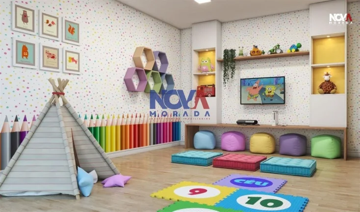 Imagem Luxo de apartamento de 2 quartos, 1 suÃ­te, sol da ManhÃ£, Porteira Fechada!!! Excelente localizaÃ§Ã...