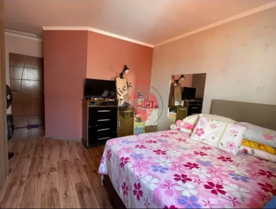 Imagem Sobrado estudo permuta ,Mobiliado , 3 dorm, 1 suíte, Quintal, Sacada, 4 vagas,bairro Vila Assunção,Santo André