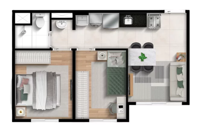Imagem Apartamento com 2 Quartos à Venda, 69 m² em Vila Prudente - São Paulo