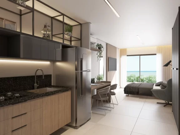 Imagem Studio à venda em João Pessoa, Jardim Oceania, com 1 quarto, 27,29m2