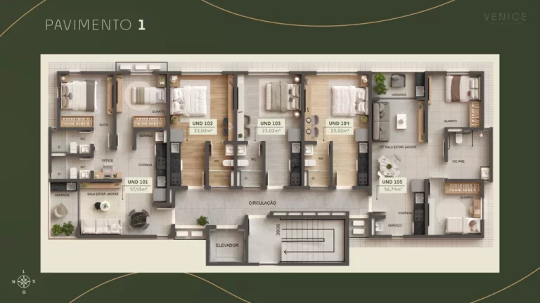Imagem Apartamento à venda no bairro Intermares - Cabedelo/PB
