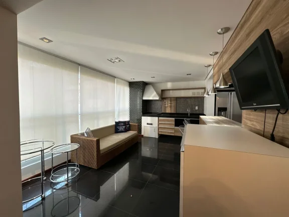 Imagem Apartamento 131M², 3Q, 3 Suítes, 5 Banheiros, 3 Vagas, Academia, Piscina, Sauna, Churrasqueira, Brinquedoteca, Mobiliado, Salão de Festas, SPA.