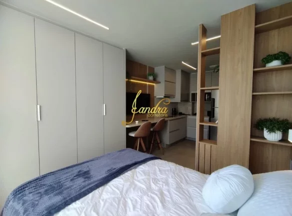 Imagem Apartamento loft(JK) com box e infra MOBILIADO E DECORADO