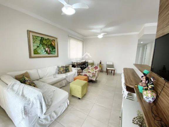 Imagem Apartamento à venda em Guarujá-SP, Vila Alzira: 3 quartos, 1 suíte, 2 salas, 2 banheiros, 2 vagas, 121m². Venha conferir!