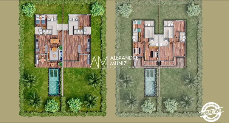 Imagem Vizcaya The House, condomínio de praia, Flecheiras-CE. Lofts com 3 suítes.