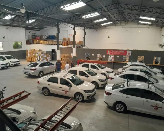 Imagem galpão com pé direito de 8 m e vão livre FL26