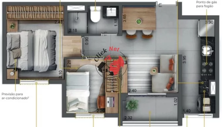 Imagem Studio e Apartamentos com 1 ou 2 dormitórios muito bem localizado no bairro do Ipiranga em São Paulo