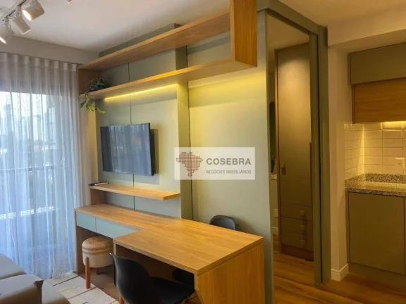 Imagem Apartamento com 2 dormitórios para alugar, 33 m² por R$ 4.900,67/mês - Brooklin - São Paulo/SP