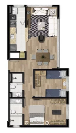 Imagem Abu Simbel - Apartamento à venda no bairro Bom Fim - Porto Alegre/RS