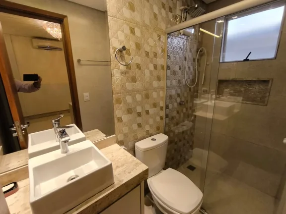 Imagem Casa 3/4 Sendo 2 Suites Com Maior Lote Em Condominio Fechado Com Lazer Completo