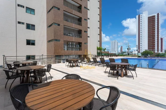 Imagem Apartamentos com varanda ampla /sacada e vista para o mar da praia de Manaíra no Bairro dos Estados - AP1107