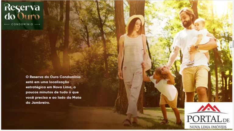 Imagem Apenas 2 lotes disponíveis para Venda - Condomínio Reserva do Ouro um lugar para Morar bem em Nova Lima