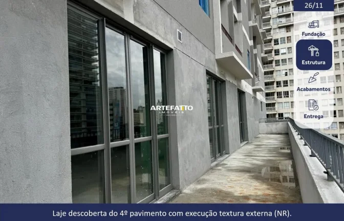 Imagem No 23ºAndar - Studio-Com 1 Dormitório de Alto Padrão ao lado do Metrô Faria Lima