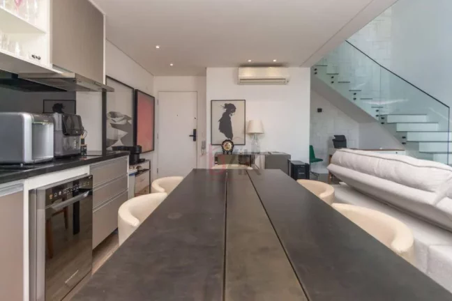 Imagem Meta Title: Cobertura Geo Berrini: 108m² de Skyline e Rentabilidade no Brooklin