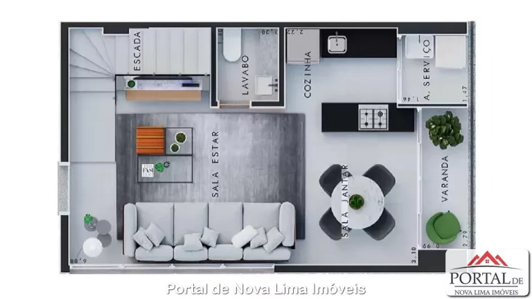 Imagem APARTAMENTO RESIDENCIAL em Nova Lima - MG, Alphaville Lagoa Dos Ingleses