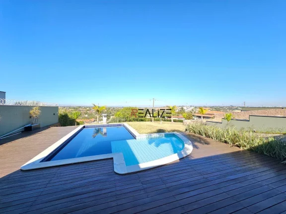 Imagem Casa moderna com quintal 3 suítes à venda, 261 m² por R$ 2.550.000 - Condomínio Terras de Itaici - Indaiatuba/SP