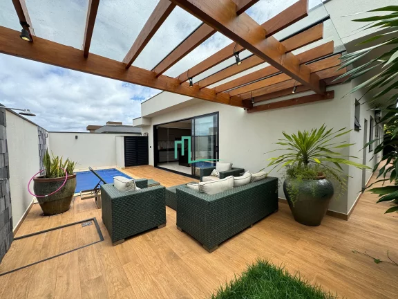 Imagem RESIDENCIA DE ALTO PADRÃO Á VENDA NO CONDOMINIO ALTO DO CASTELO RESIDENCIAL - 360m² terreno e 193m²