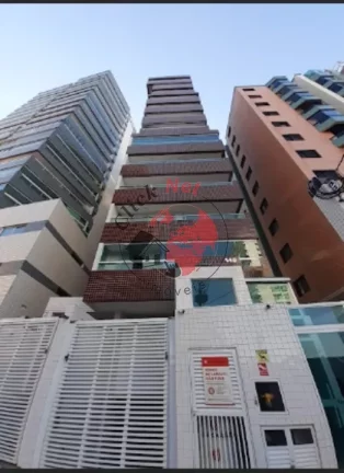 Imagem Apartamento á 100m2 da Praia ,2 dorm, 1 suíte, varanda vista para o mar ,1 vagas, 75 m2,bairro Guilhermina,Praia grande