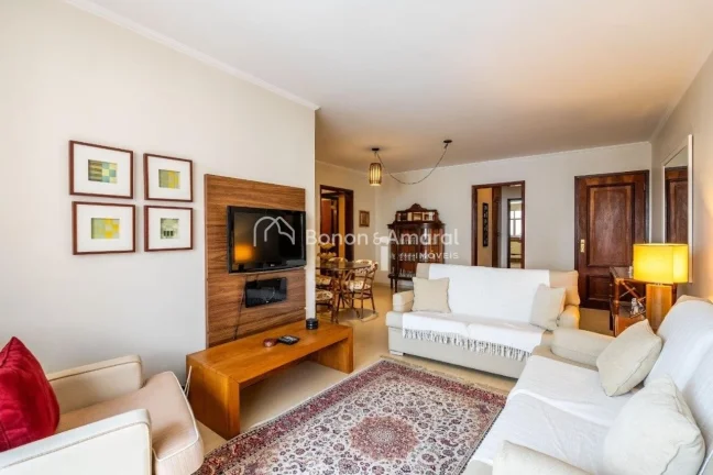 Imagem Apartamento à venda no coração do Cambuí, Campinas, em localização nobre e tranquila. Com plan...