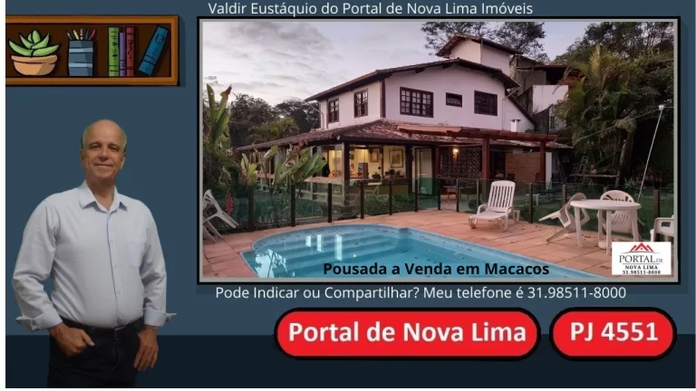 Pousada a venda em São Sebastião de Águas Claras