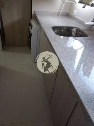 Imagem APARTAMENTO COM DUAS VAGAS DE GARAGEM PARALELAS, SALA 2 AMBIENTES, SACADA FECHADA COM VIDROS (VETRO ...