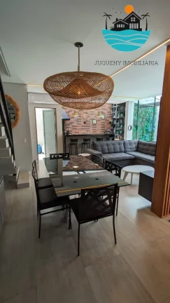 Imagem Aluguel Juquehy - Casa decorada na rua da praia, com 4 Suítes, Pisc,ina Priv., Academia, Serv. de Praia, máx. 10 pessoas | Juquehy Imobiliária