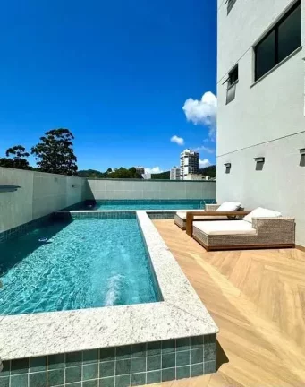 Imagem Apartamento com 2 dormitórios sendo 1 suíte e 1 vaga de garagem no Fazenda em Itajaí