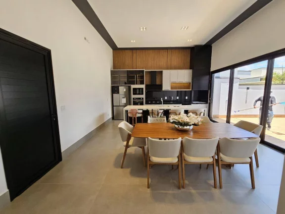 Imagem Casa moderna com mobília e 3 suítes à venda, 200 m² por R$ 2.290.000 - Condomínio Com Localização Privilegiada - Indaiatuba/SP