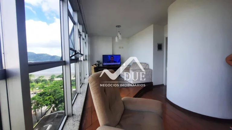 Imagem Apartamento com 1 dormitório com vista mar, à venda, 61 m² por R$ 850.000 - Aparecida - Santos/SP