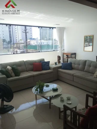 Imagem Venda de Apartamento de Luxo em Piedade, Jaboatão dos Guararapes-PE - 4 Quartos, 1 Suíte, 2 Salas, 3 Banheiros - 200m²