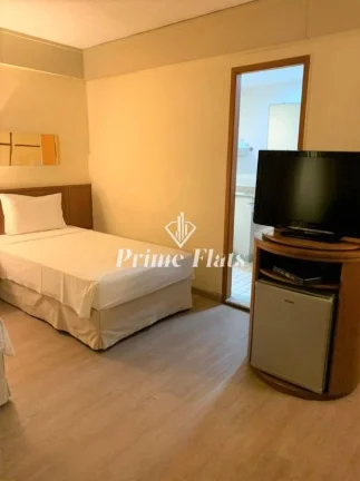 Imagem Apartamento disponível para venda no Live Lodge Flat Ibirapuera, com 26m², 1 dormitório e 1 vaga de garagem
