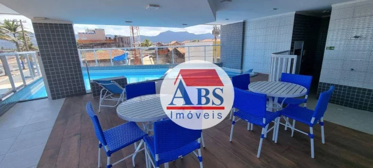 Imagem Apartamento com 1 dormitório para alugar, 55 m² por R$ 2.000,01/mês - Nova Mirim - Praia Grande/SP