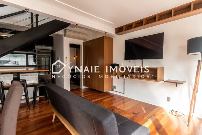 Imagem Apartamento para locação no Brooklin Paulista, São Paulo-SP - 1 quarto, 1 suíte, 1 vaga de garagem e 64m² de área!