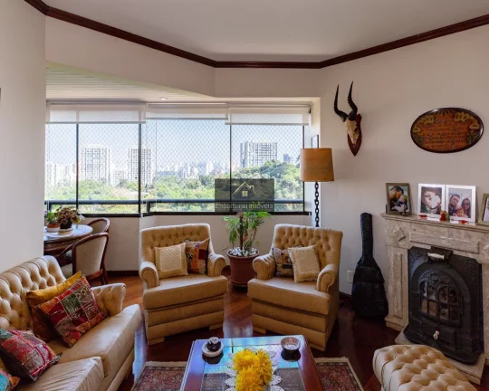 Imagem APARTAMENTO ALTO PADRÃO PONTO MAIS ALTO REGIÃO MORUMBI 147,00 M 3 SUÍTES CLOSETS VARANDAS SALA 3 AMBIENTES LAREIRA 3 VAGAS LAZER TOTAL 1 POR ANDAR