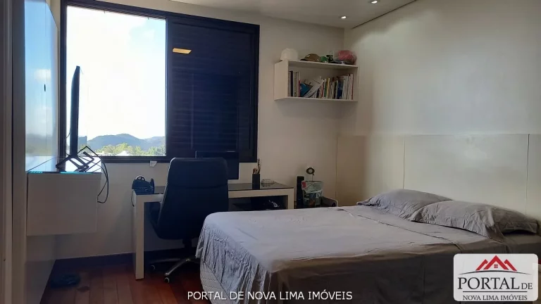 Imagem Apartamento a venda no Belvedere, um apartamento de 4 quartos a venda, 240 m² e 5 vagas livres, acabamento impecável