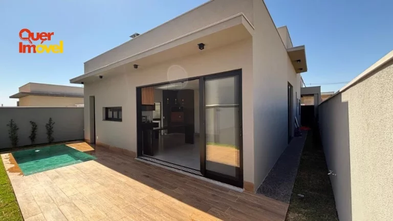 Imagem Casa em Condomínio de Luxo em Ribeirão Preto-SP: 3 Quartos, 3 Suítes, 4 Banheiros, 4 Vagas de Garagem, 192m². Venha Conferir!