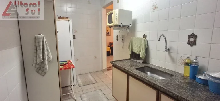 Imagem Apartamento à venda na Aviação, Praia Grande-SP: 1 quarto, 1 sala, 1 banheiro, 1 vaga de garagem, 50m² de área!