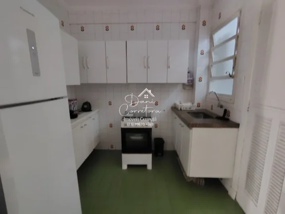 Imagem Apartamento frente mar com linda vista lateral de 2 Quartos em Pitangueiras, Guarujá-SP: 2 Salas, 2 Banheiros, 1 Vaga de Garagem, 75m².