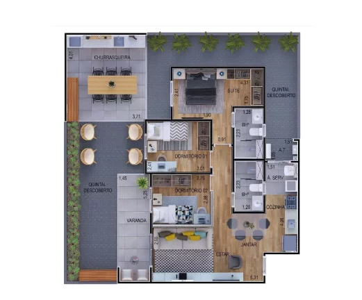 Imagem Residencial Mirandela - lançamento - ao lado do Bauru Shopping