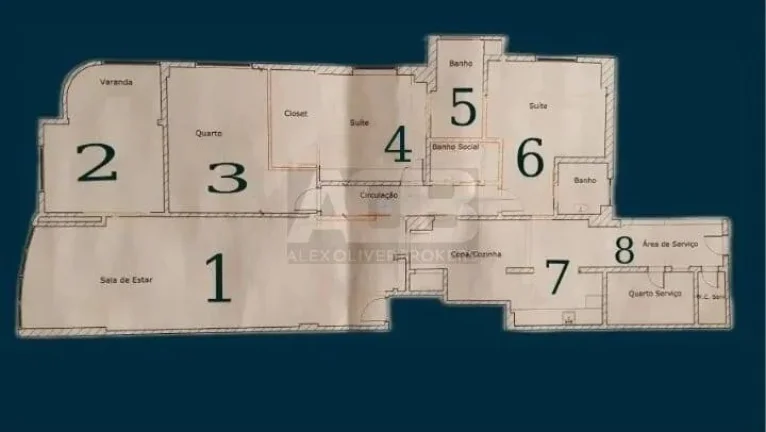 Imagem Apartamento à venda no Leme, 213m2, 4Qtos, 3Vagas, Gustavo Sampaio