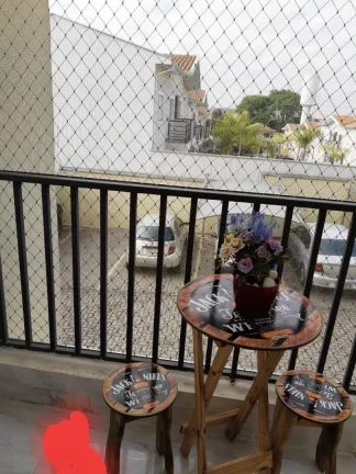 Imagem Apartamento disponível, com 02 dormitórios, sala de visita com sacada telada, banheiro social com ...