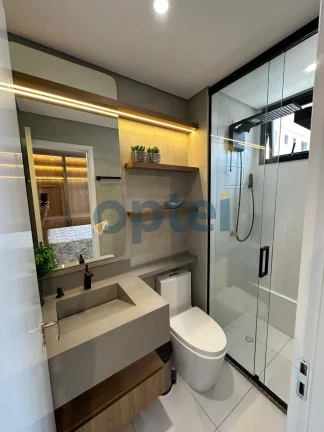 Imagem Loft de Luxo totalmente mobiliado no Centro de São Bernardo: 1 quarto, 1 suíte, 1 sala, 1 banheiro, 25m². Alugue já!